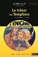 Cahier de vacances  - Enigmes vacances Le trésor des templiers, Stéphane Descorn