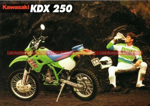 Kawasaki kdx 250 brochure - kdx, 250-e1