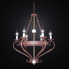 Lustre Rustique En Fer Forgé