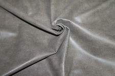 Peau De Vache En Cuir D'Agneau Vintage Taupe Imprimé Reptile 5pi2