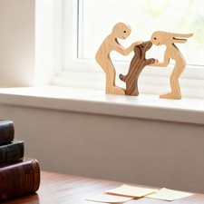 Statue En Bois Représentant