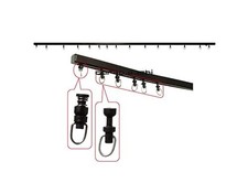 Rail de rideau en aluminium