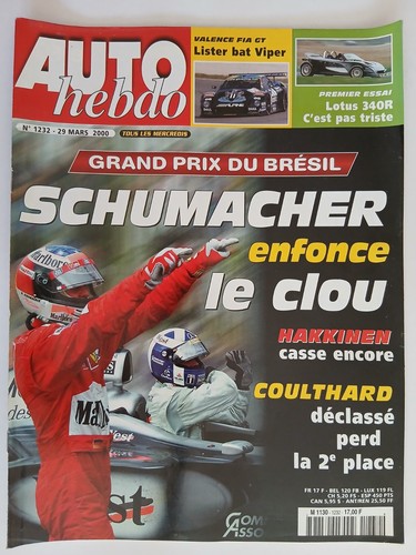 Auto hebdo 1232 3 2000 - auto, 29/3/2000