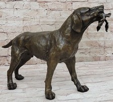 Statue En Bronze De Chien De