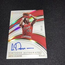 2022-23 Immaculate Artis Gilmore Virtuoso Gold Auto Autograph #6/10 HOF Bulls