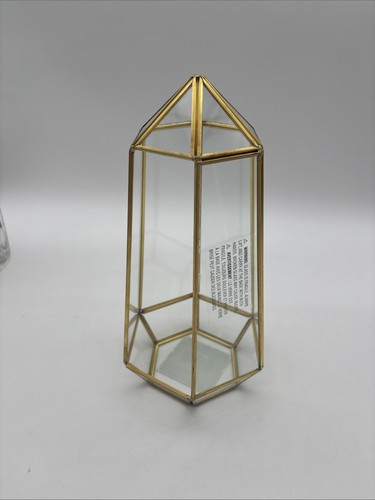 Geometric glass terrarium with - geometric,