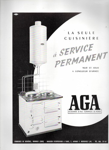 Publicite cuisiniere aga - cuisiniere,
