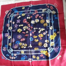 Foulard Hermès "Fleurs de