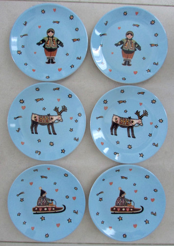 Ensemble assiettes à - de,