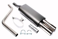 Silencieux Sport 2X76MM Rond