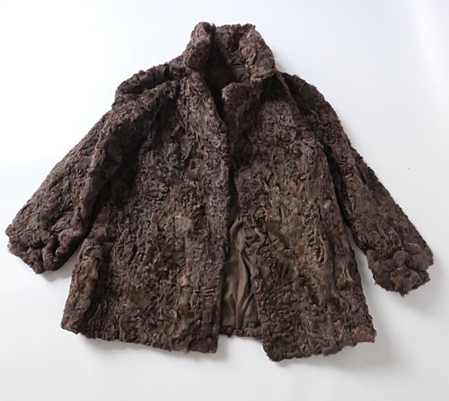 Veste manteau fourrure