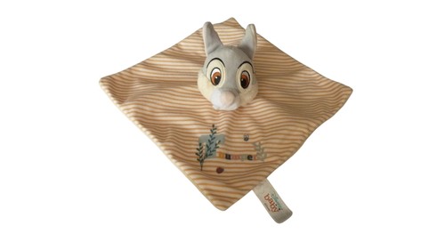 Doudou lapin panpan plat jaune - panpan,