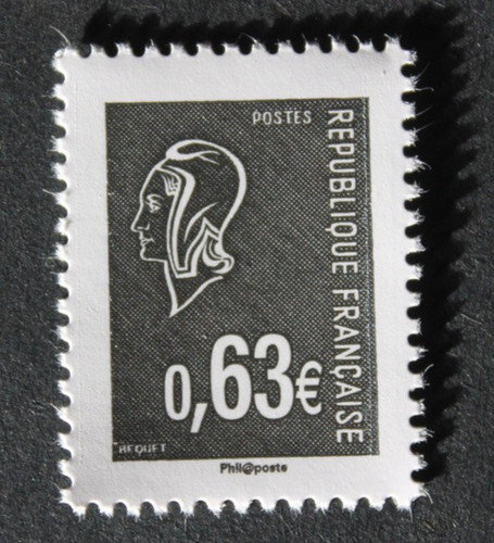 Timbre france marianne de - -,