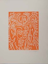 André Masson: Letter to a Poet, Original Signed Engraving