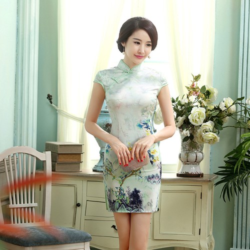 Jolie mini robe chinoise - mini,
