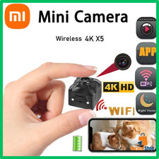 ✅ Caméra Xiaomi X5 1080P Mini WiFi IP/AP Sans Fil Détection Mouvement Batterie