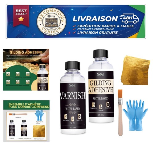 Kit dorure feuille 100 - kit,