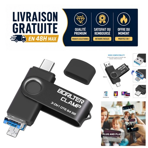 Clé usb 3 en 1 - 3.0,