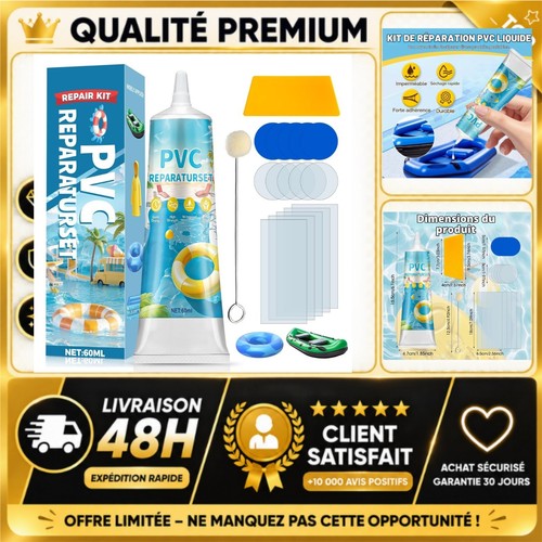 Kit réparation piscine colle