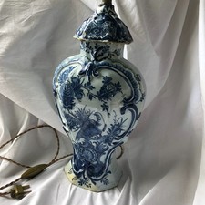 VASE COUVERT  MONTE EN LAMPE