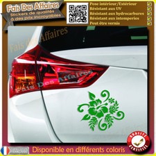 sticker autocollant fleur