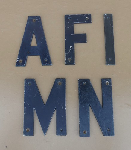 Ancienne lettre enseigne - ancienne, a