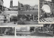 lot de 11 CPA sur  la ville de