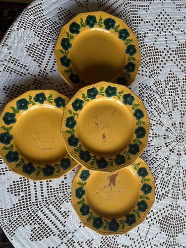 Lot assiettes argile - lot,
