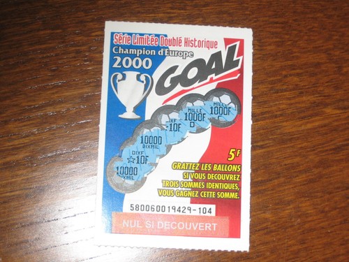 Ticket fdj goal - ticket, serie
