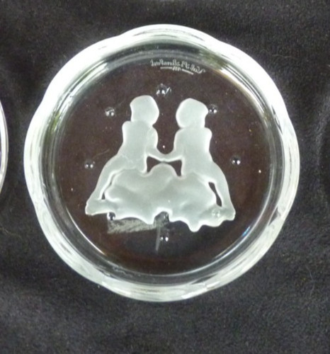 Dessous carafe cristal - dessous, en