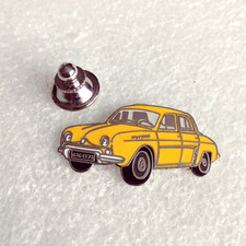 Pin's Pins lapel Pin enamel Car Auto RENAULT DAUPHINE 845 cm³ 1956 EGF Signé