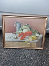 Nature morte au homard h/t