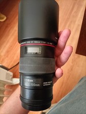 Canon EF 100mm f/2.8L Macro IS USM + Pare-soleil ET-73 – Très bon état