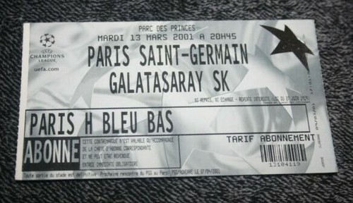 Ticket psg galatasaray - psg,