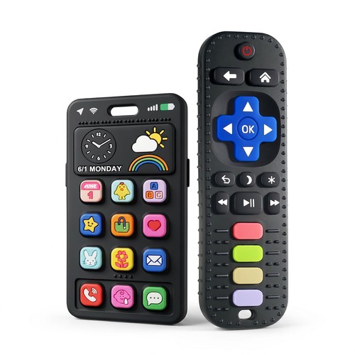 Baby silicone remote and - silicone,