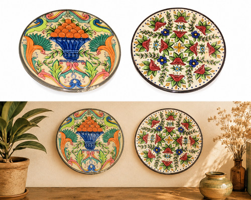 Lot hand painted - 2,