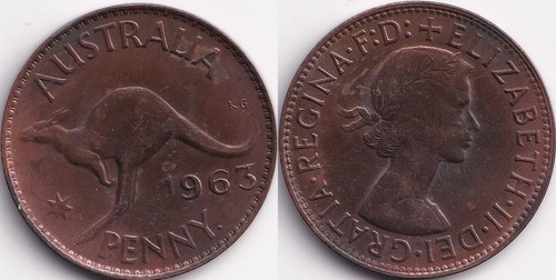 Penny 1963 australie - 1,