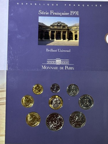 Coffret série france 1991 - série,