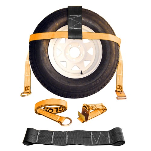 Wheel lift basket - wheel, straps