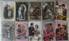 Lot 10 Antique Postcards Fantasy Saint Catherine