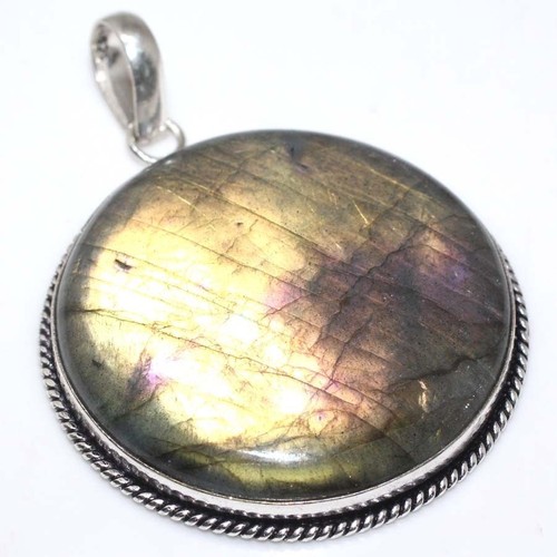 Pendentif labradorite et - en,