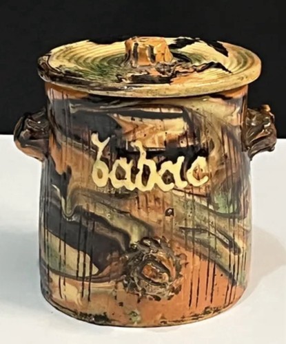 Pot tabac céramique - tabac, en