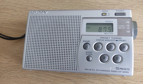 Sony icf m260l - sony, fm/am