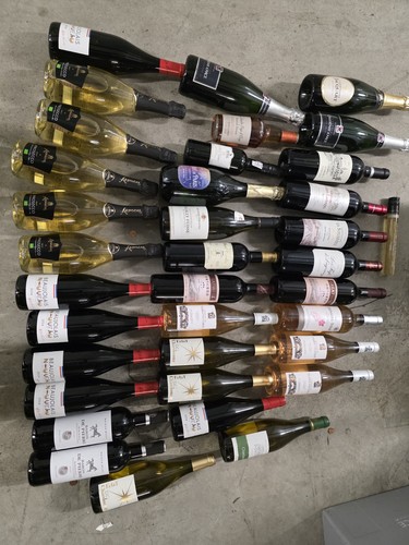 Lot bouteilles vin - 35, de