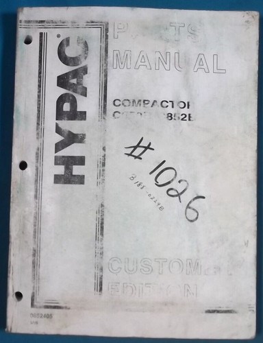 Manuel des pièces hypac c850b - manuel,
