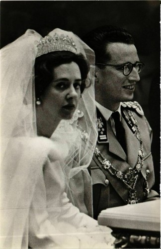 Cpa roi baudouin reine - roi,