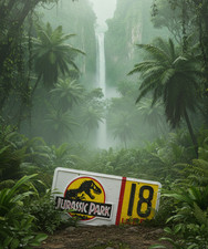 Plaque Jurassic Park 18 3D -