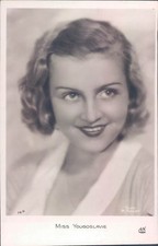 Miss Yugoslavia 1920s French RPPC Pergay studio