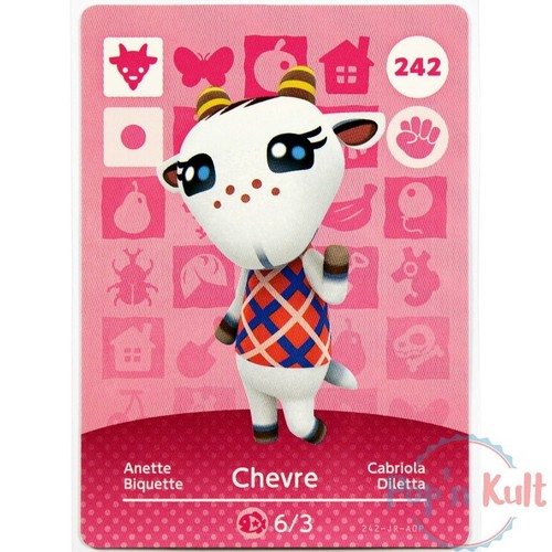 Carte amiibo animal crossing - carte,