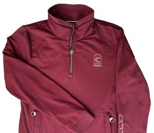Cavallo BELA Sportswear rubin HW 21 Pullover Shirt Size 40 Wine Red Equestrian